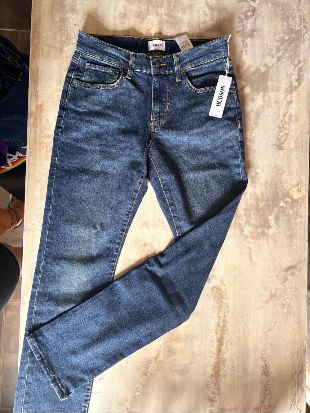 Hudson Blake Jeans Men's Indigo Slim Straight Jeans